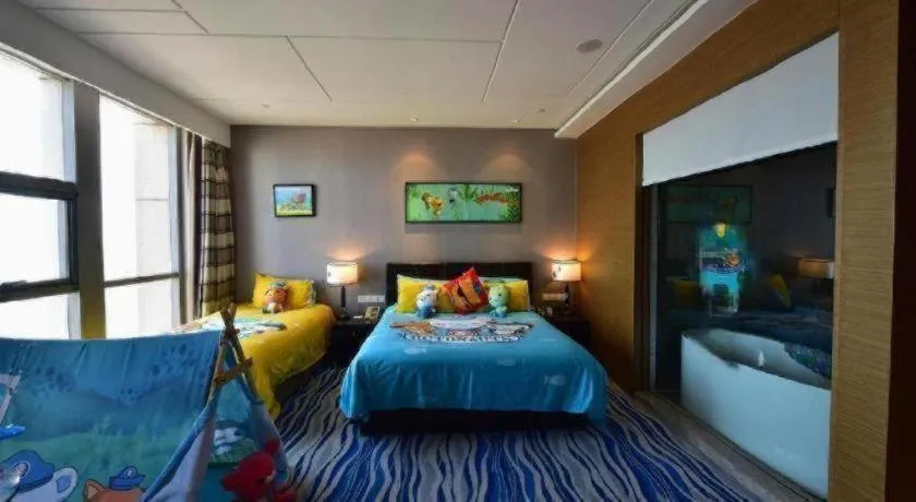 Bed in Brigh Radiance Hotel Yantai