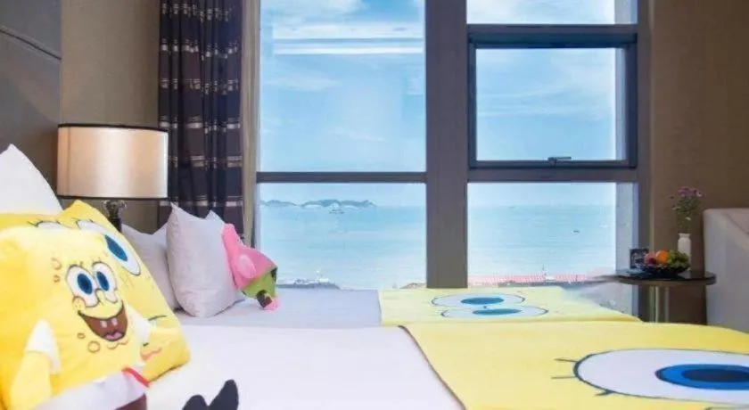 Bed in Brigh Radiance Hotel Yantai