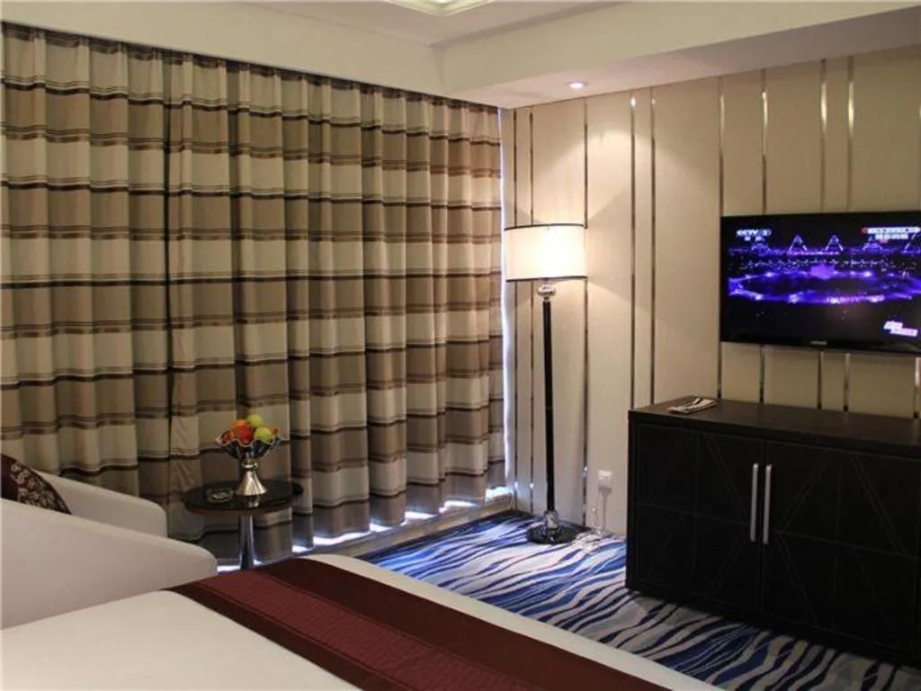 Bed in Brigh Radiance Hotel Yantai