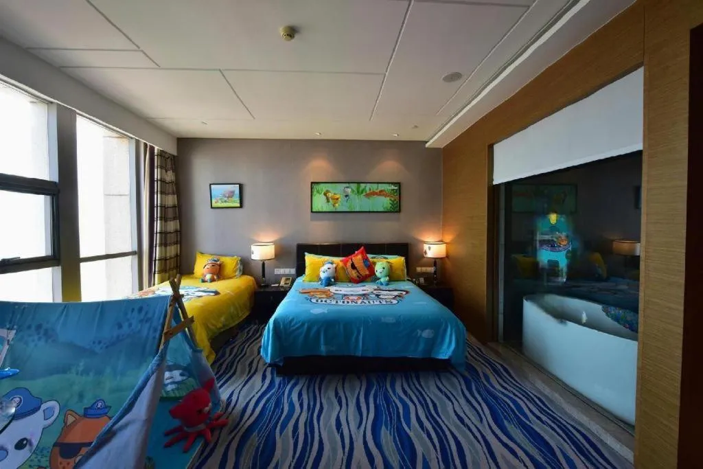 Bed in Brigh Radiance Hotel Yantai