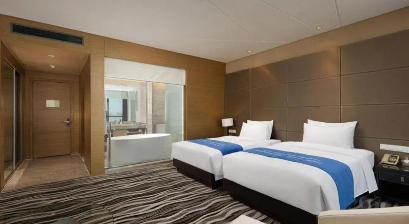 Bed in Brigh Radiance Hotel Yantai