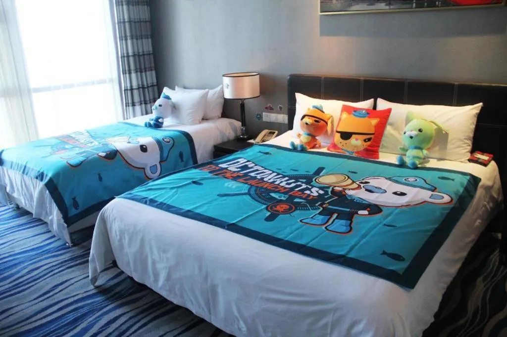 Bed in Brigh Radiance Hotel Yantai