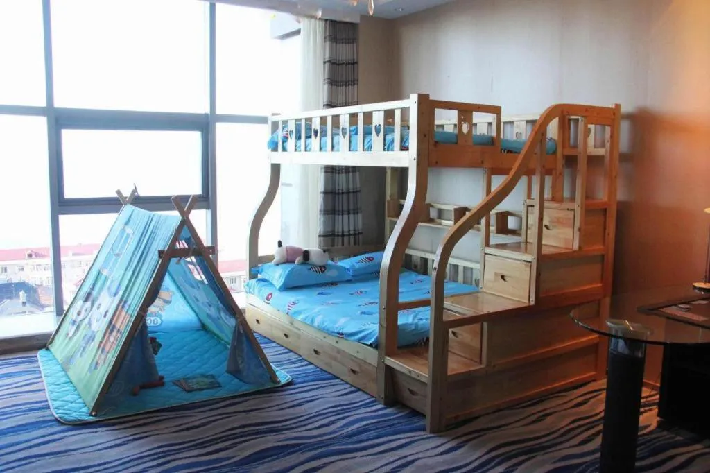 Bed in Brigh Radiance Hotel Yantai