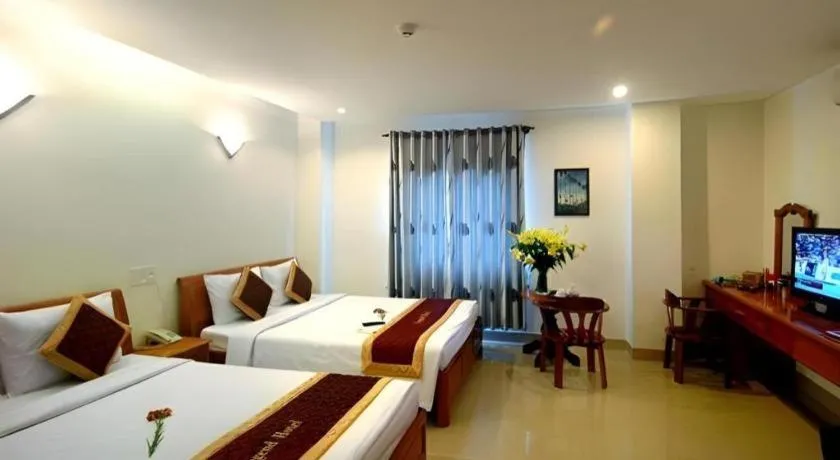 Bed in Legend Hotel Danang