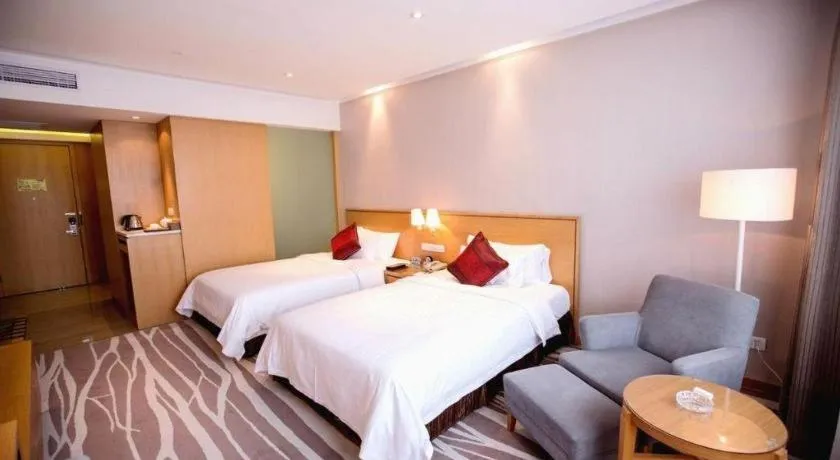 Bed in Zhangjiagang Jiangnan Garden Hotel