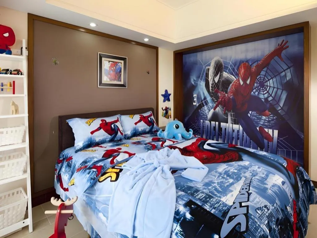 Bed in Island Skylight Resort