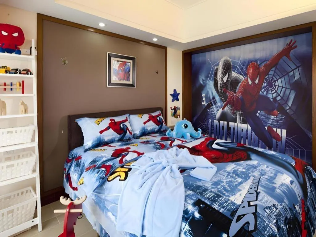 Bed in Island Skylight Resort