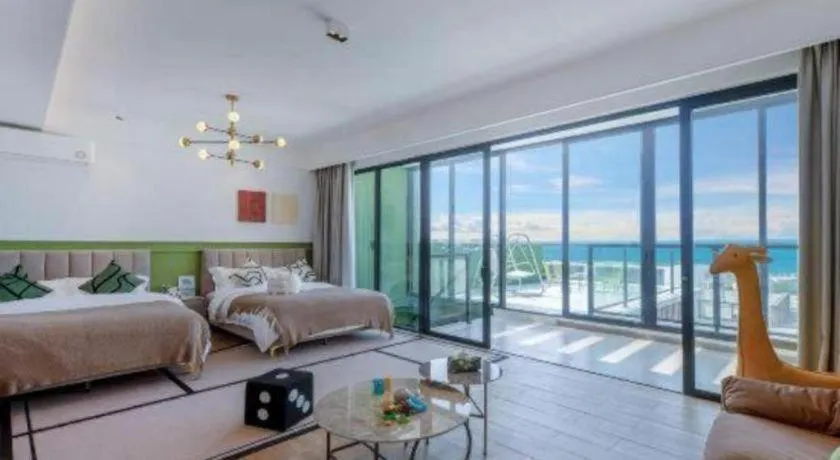 Bed in Island Skylight Resort