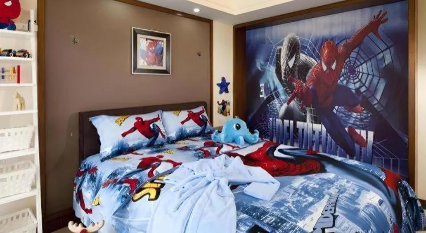 Bed in Island Skylight Resort