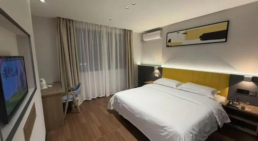 Bed in 7 Days Inn Ningbo Xiangshan Renmin Plaza Branch