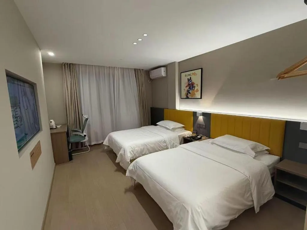 Bed in 7 Days Inn Ningbo Xiangshan Renmin Plaza Branch