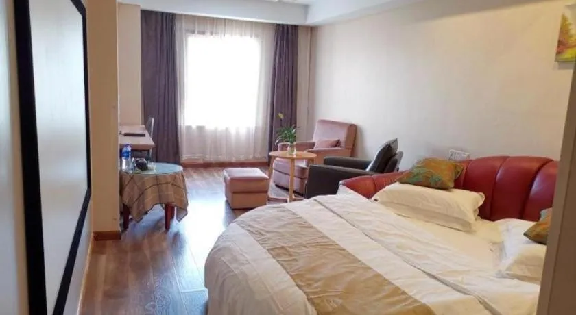 Bed in GreenTree Inn Jiangsu Changzhou Henglin Town Shuntong Road Express Hotel