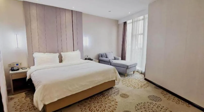 Bed in Lavande Hotel Wuhan Wangjiawan Subway Station Branch