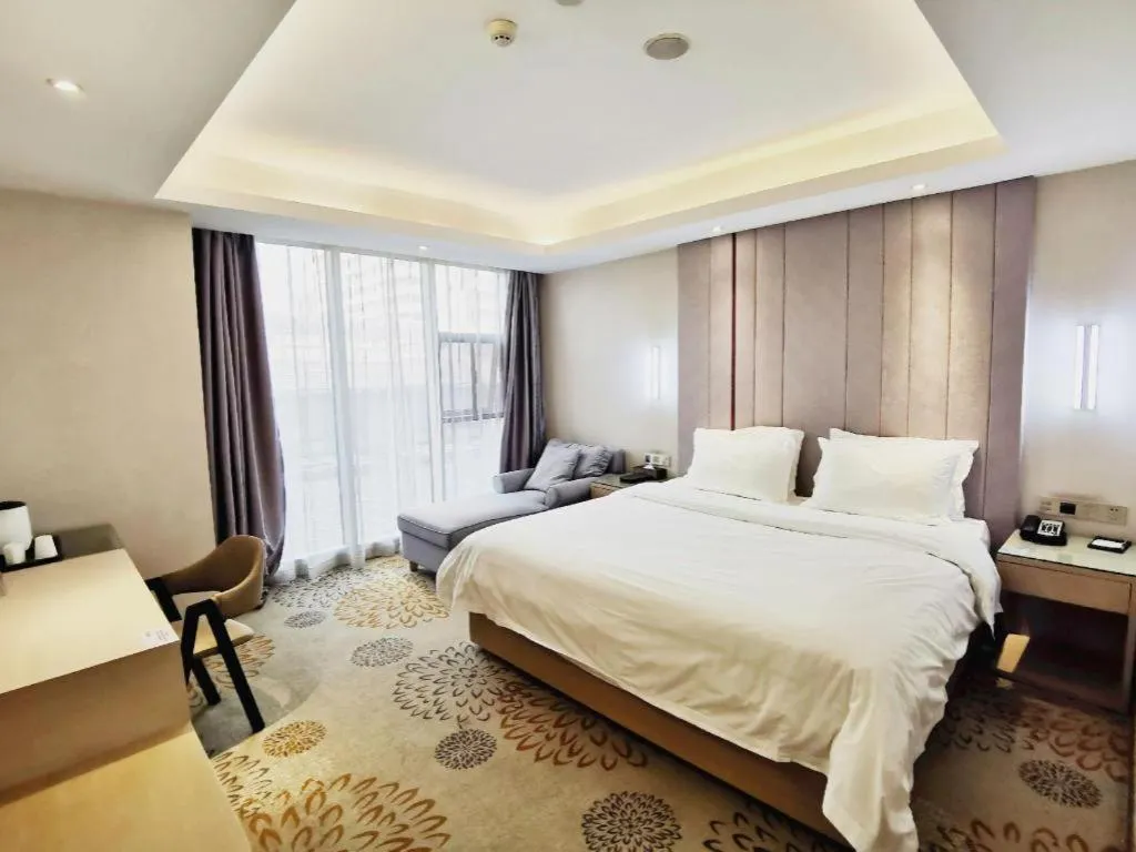 Bed in Lavande Hotel Wuhan Wangjiawan Subway Station Branch