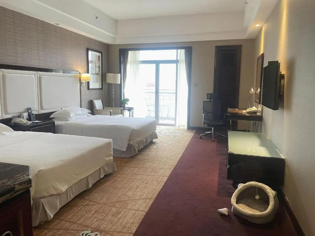 Bed in Country Garden Phoenix Hotel Yangshan