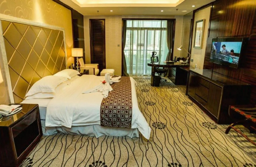 Bed in Country Garden Phoenix Hotel Yangshan