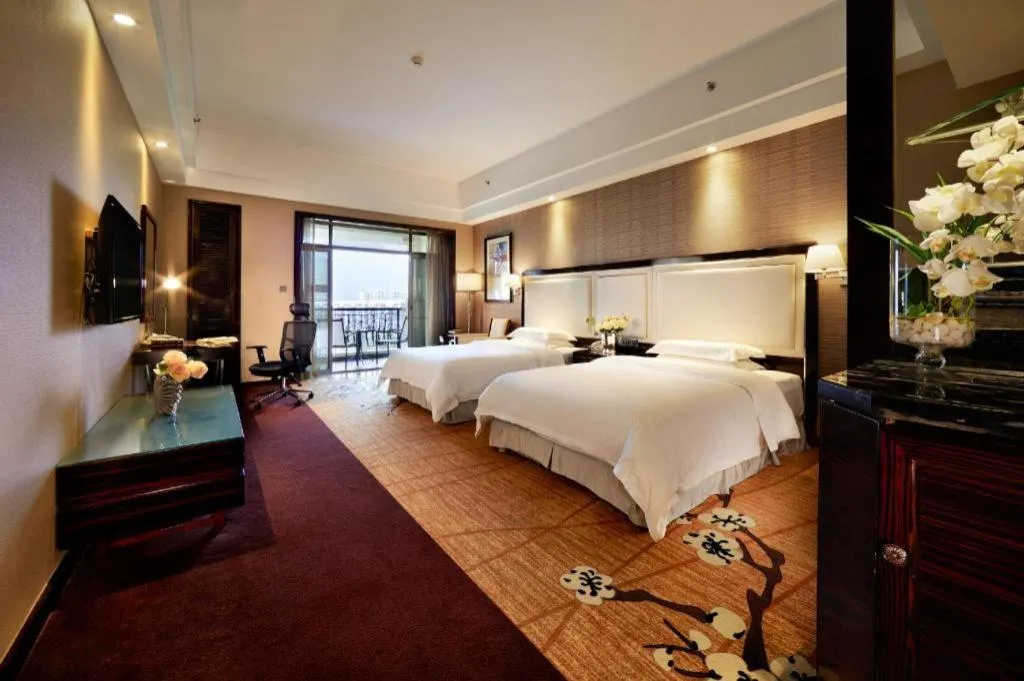 Bed in Country Garden Phoenix Hotel Yangshan
