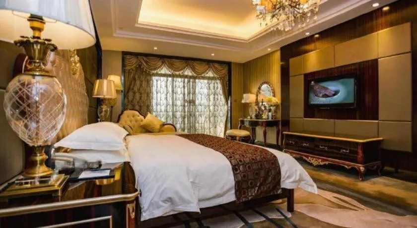 Bed in Country Garden Phoenix Hotel Yangshan