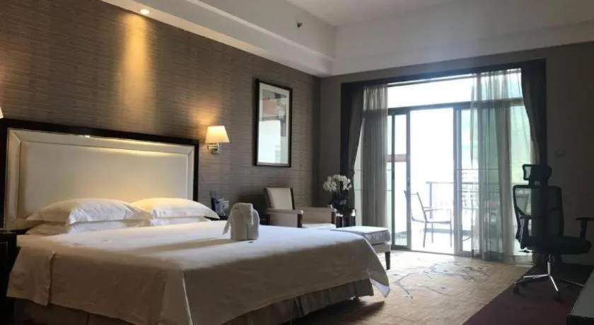 Bed in Country Garden Phoenix Hotel Yangshan