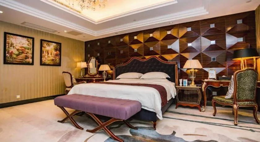 Bed in Country Garden Phoenix Hotel Yangshan