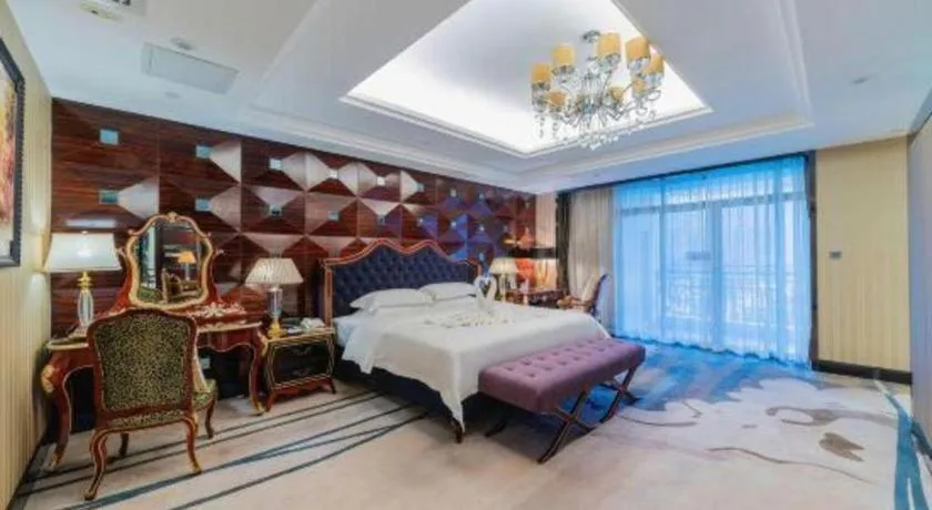 Bed in Country Garden Phoenix Hotel Yangshan