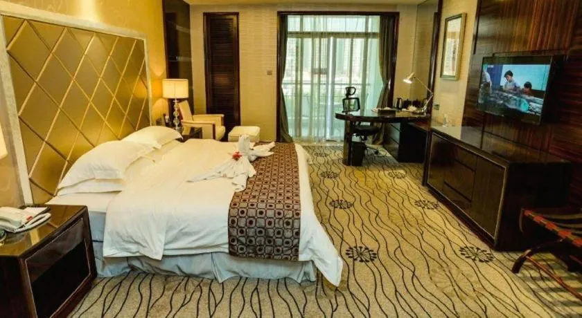 Bed in Country Garden Phoenix Hotel Yangshan