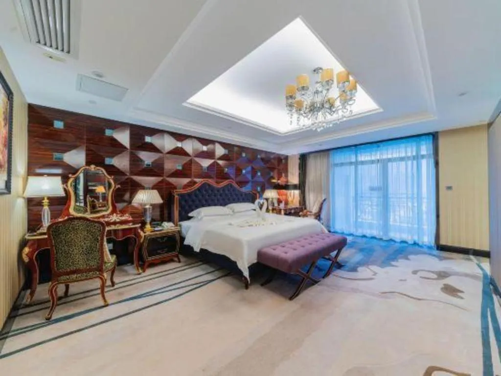 Bed in Country Garden Phoenix Hotel Yangshan