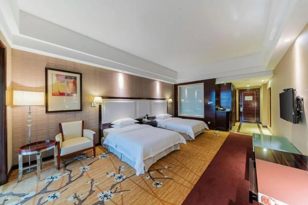 Bed in Country Garden Phoenix Hotel Yangshan