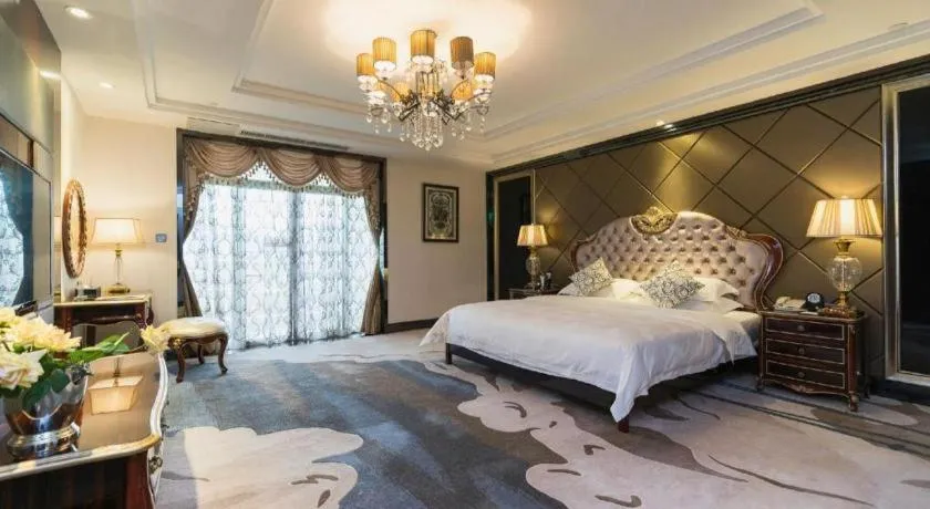 Bed in Country Garden Phoenix Hotel Yangshan