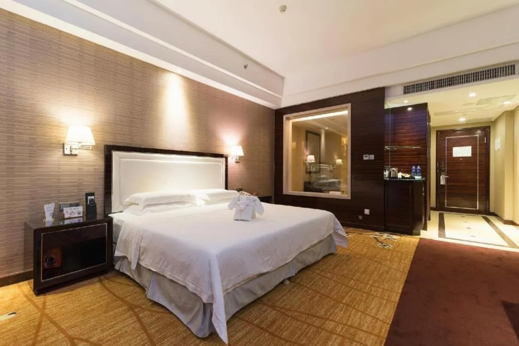 Bed in Country Garden Phoenix Hotel Yangshan