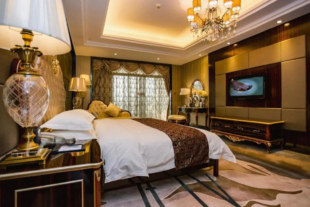 Bed in Country Garden Phoenix Hotel Yangshan