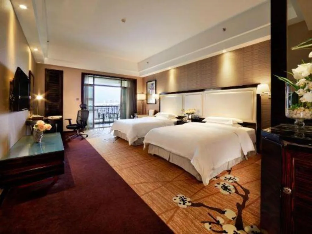Bed in Country Garden Phoenix Hotel Yangshan