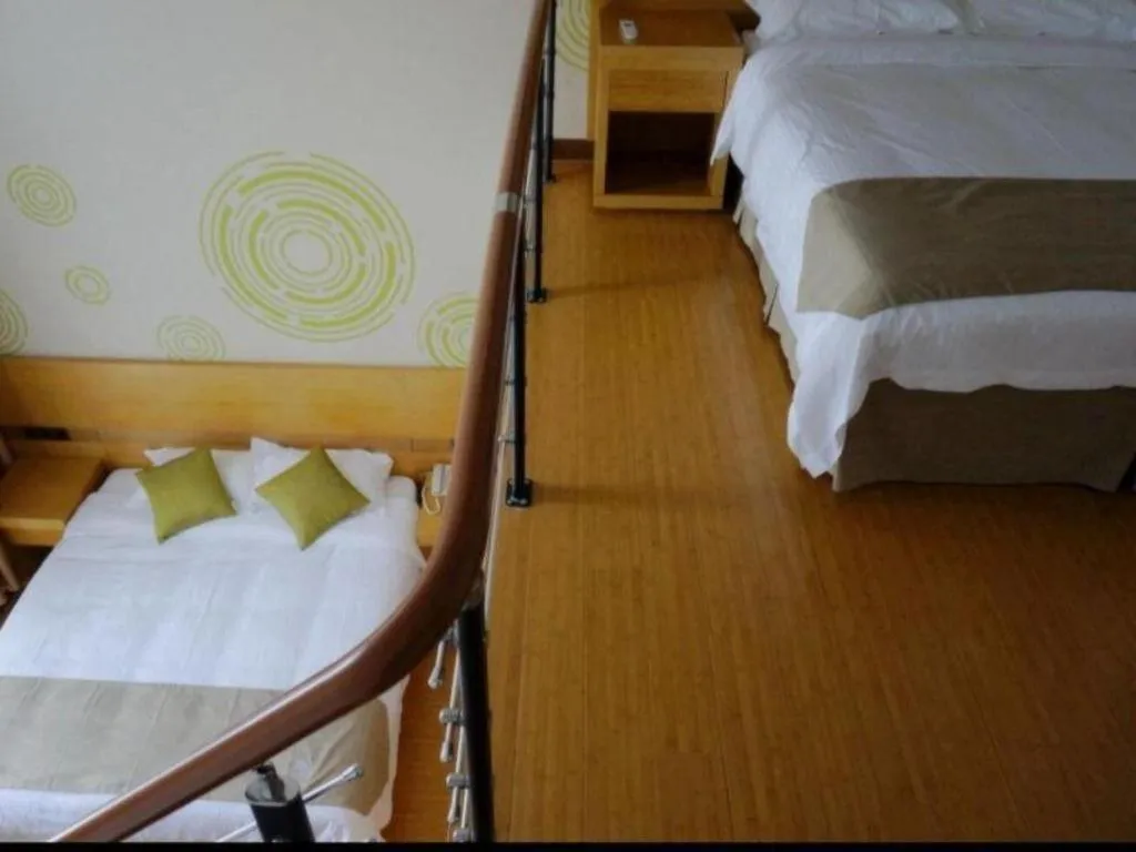 Bed in GreenTree Inn Suzhou Changshu North Haiyu Road Changhui Square Express Hotel