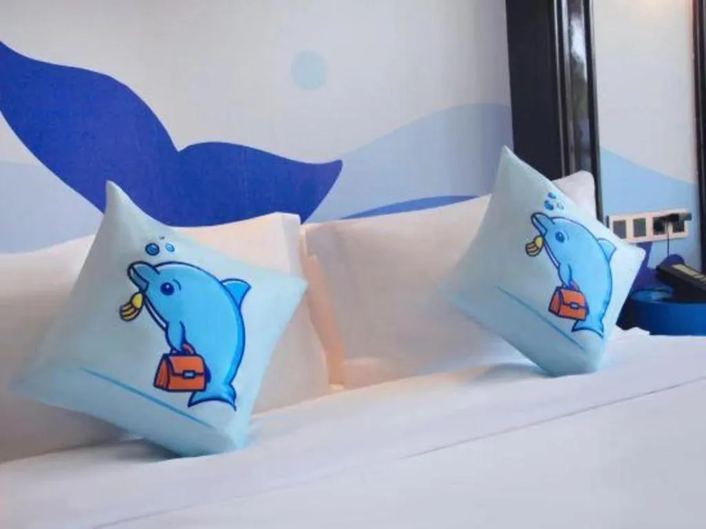 Bed in Jinsha Seaview Hotel Sanya