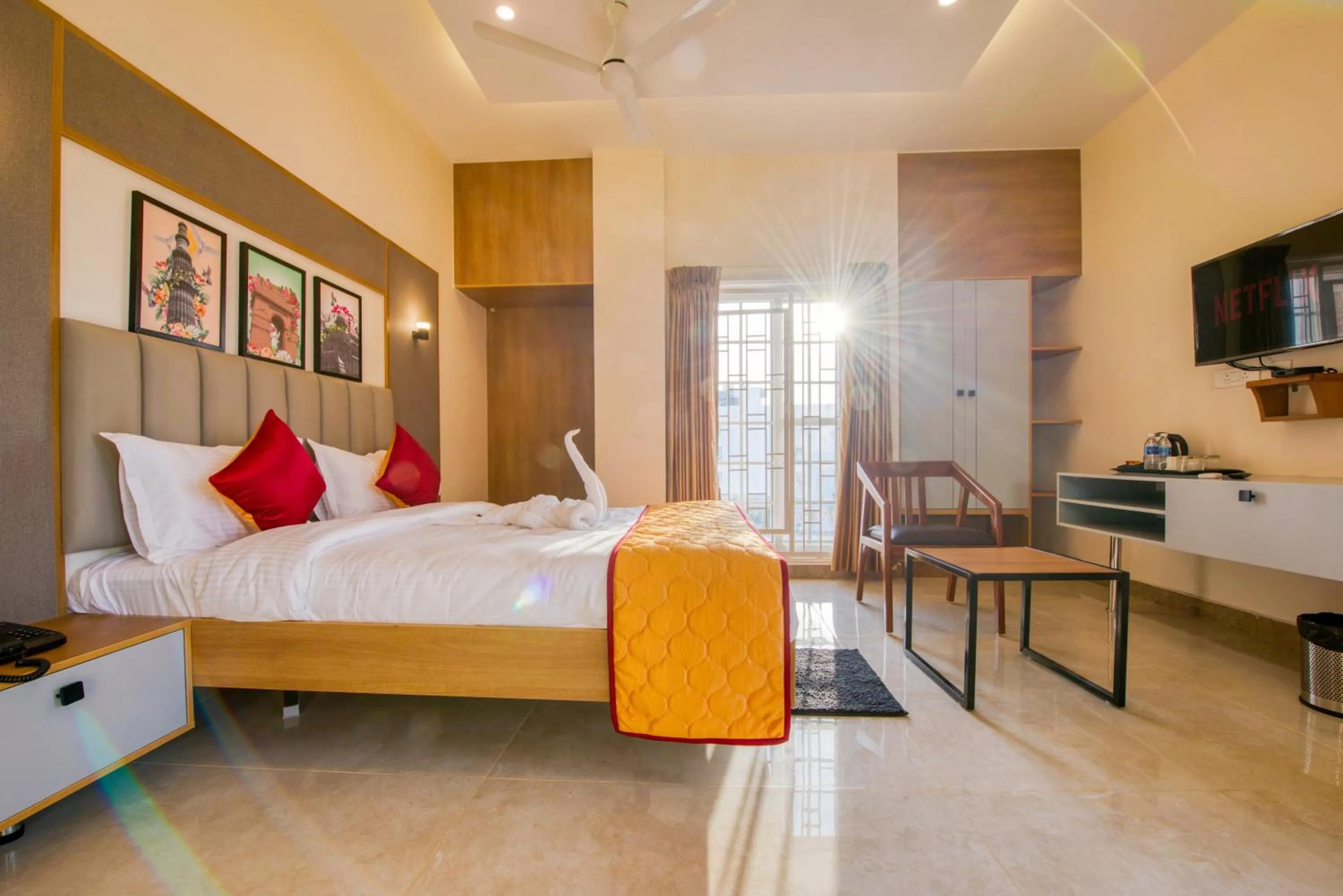 Bed in Hotel Sunlight