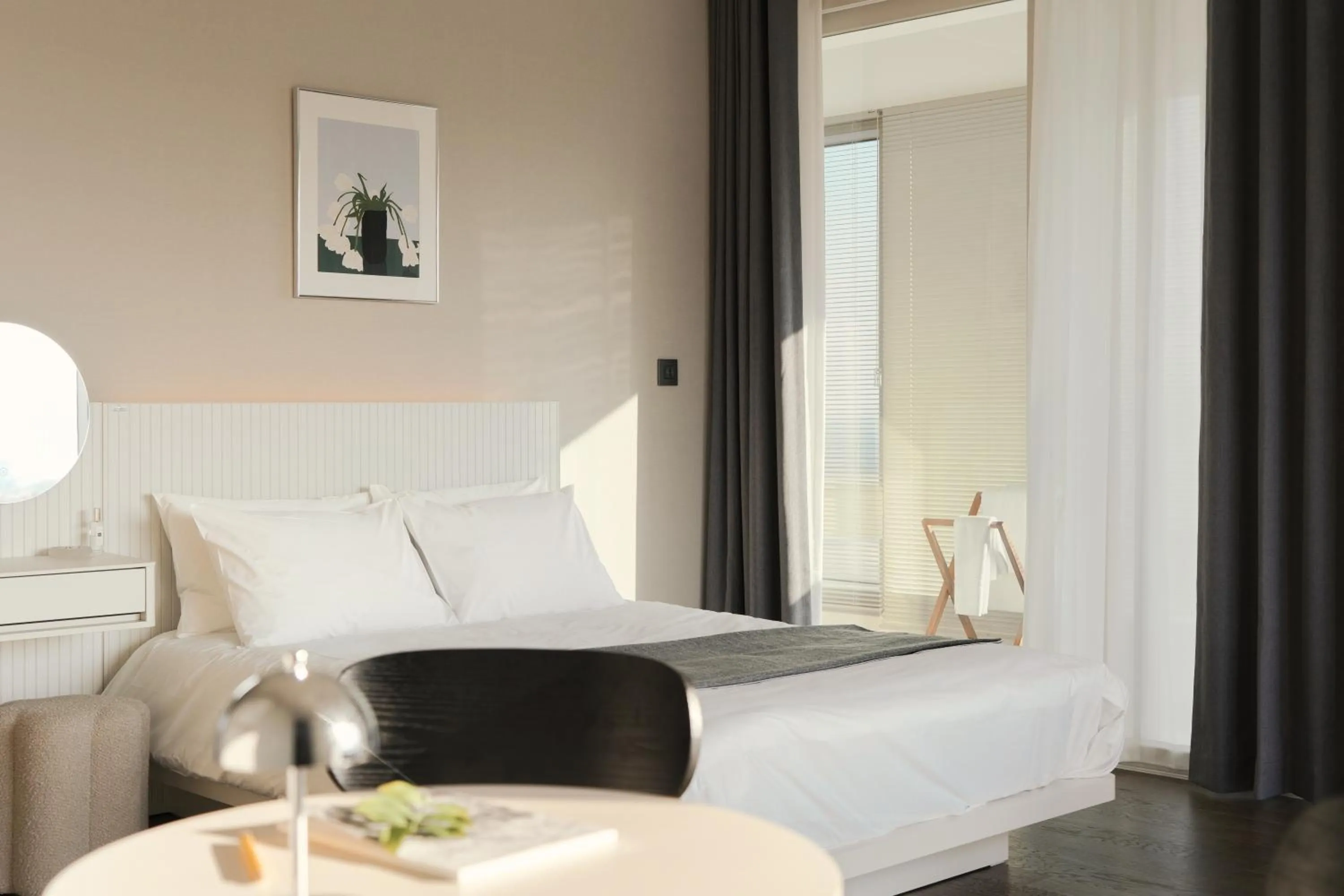 Bed in Le Collective Haeundae Paragraf