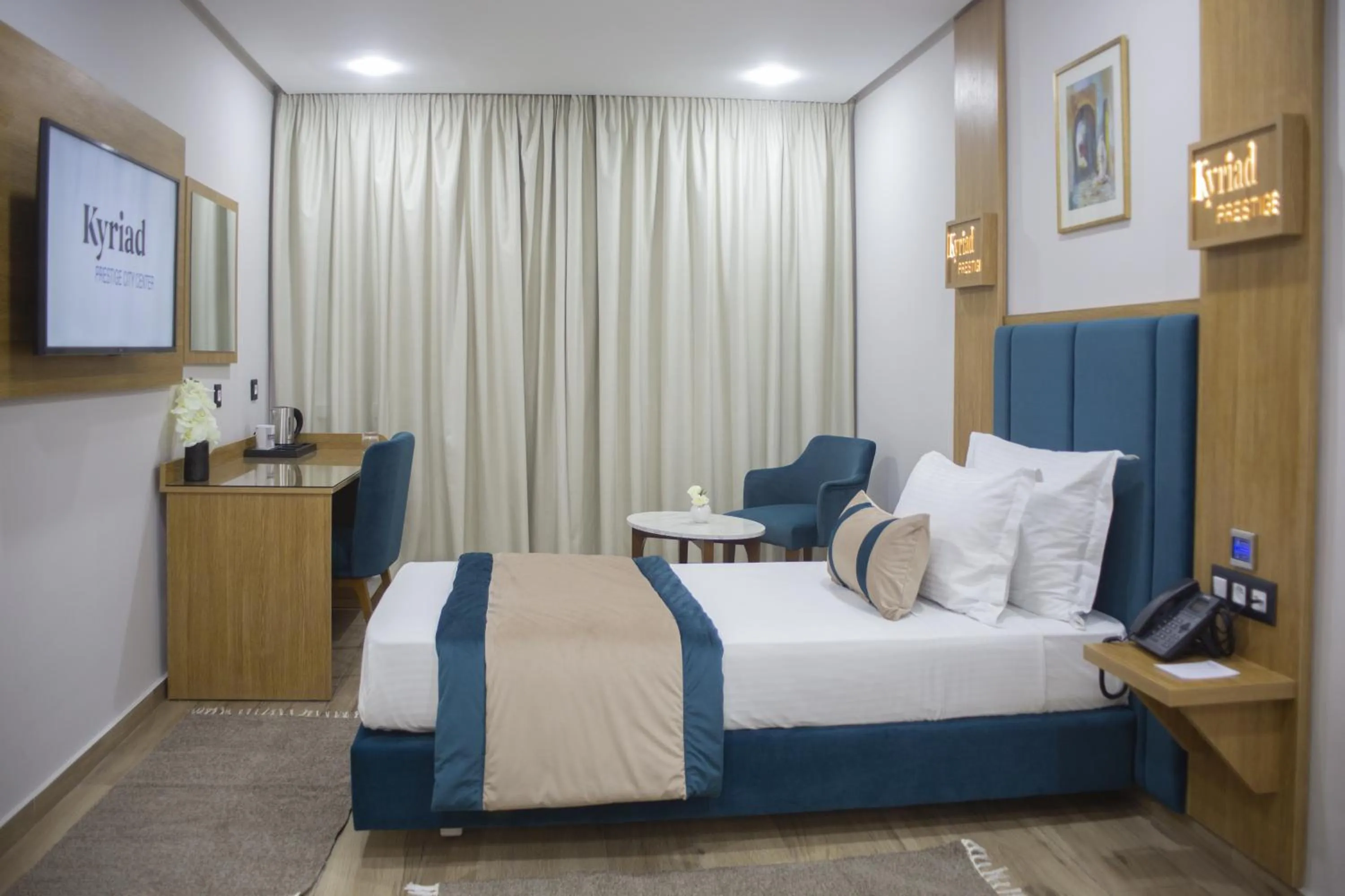 Bed in Kyriad Prestige City Center Tunis