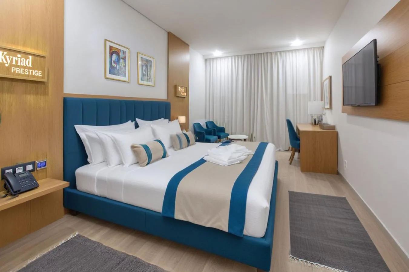Bed in Kyriad Prestige City Center Tunis
