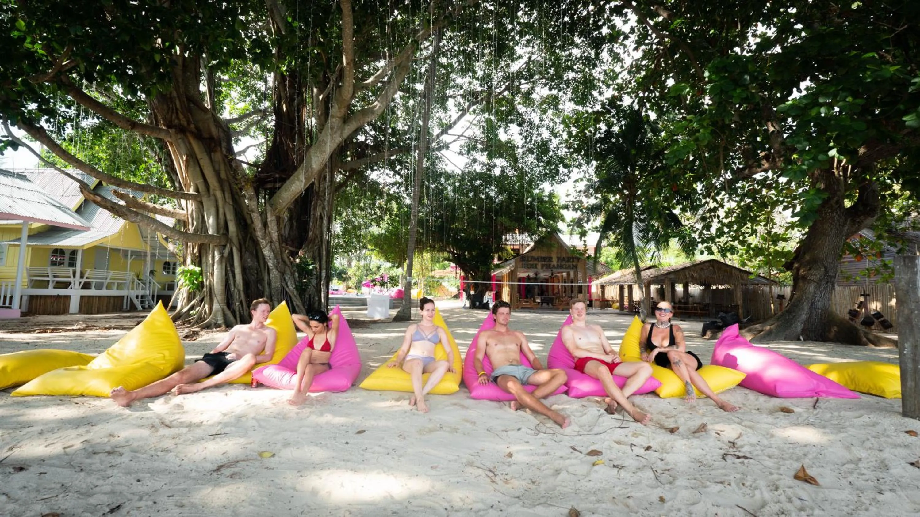 Day in Slumber Party Beach Club and Resort Koh Phangan