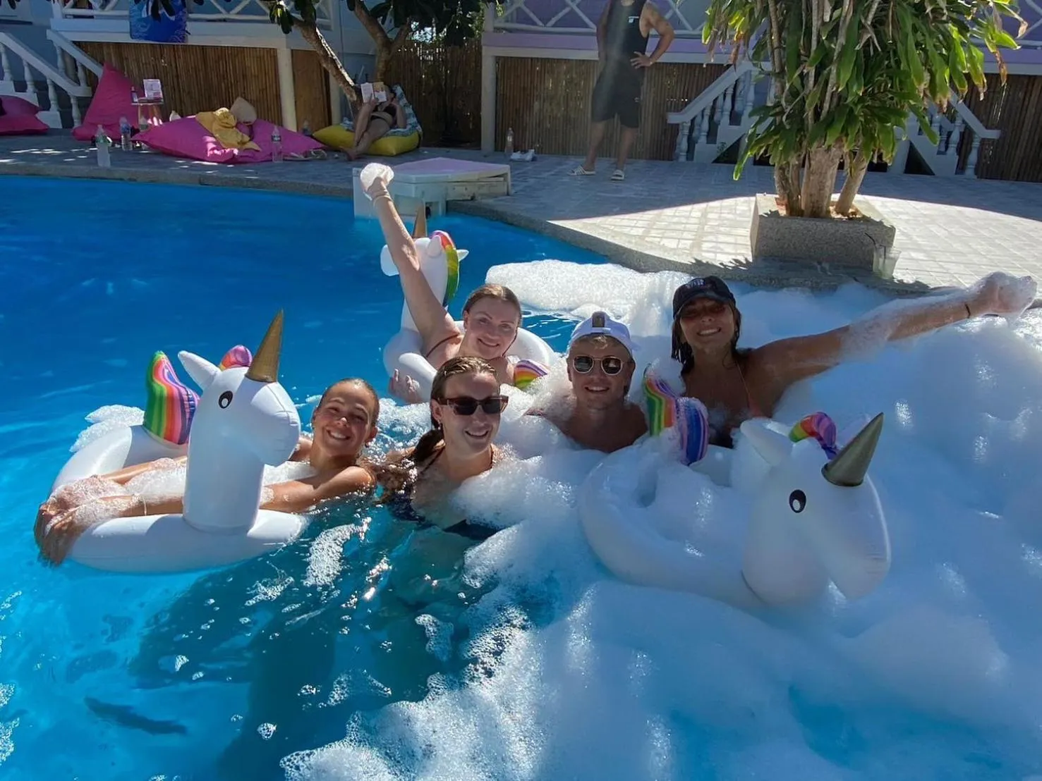 Day in Slumber Party Beach Club and Resort Koh Phangan