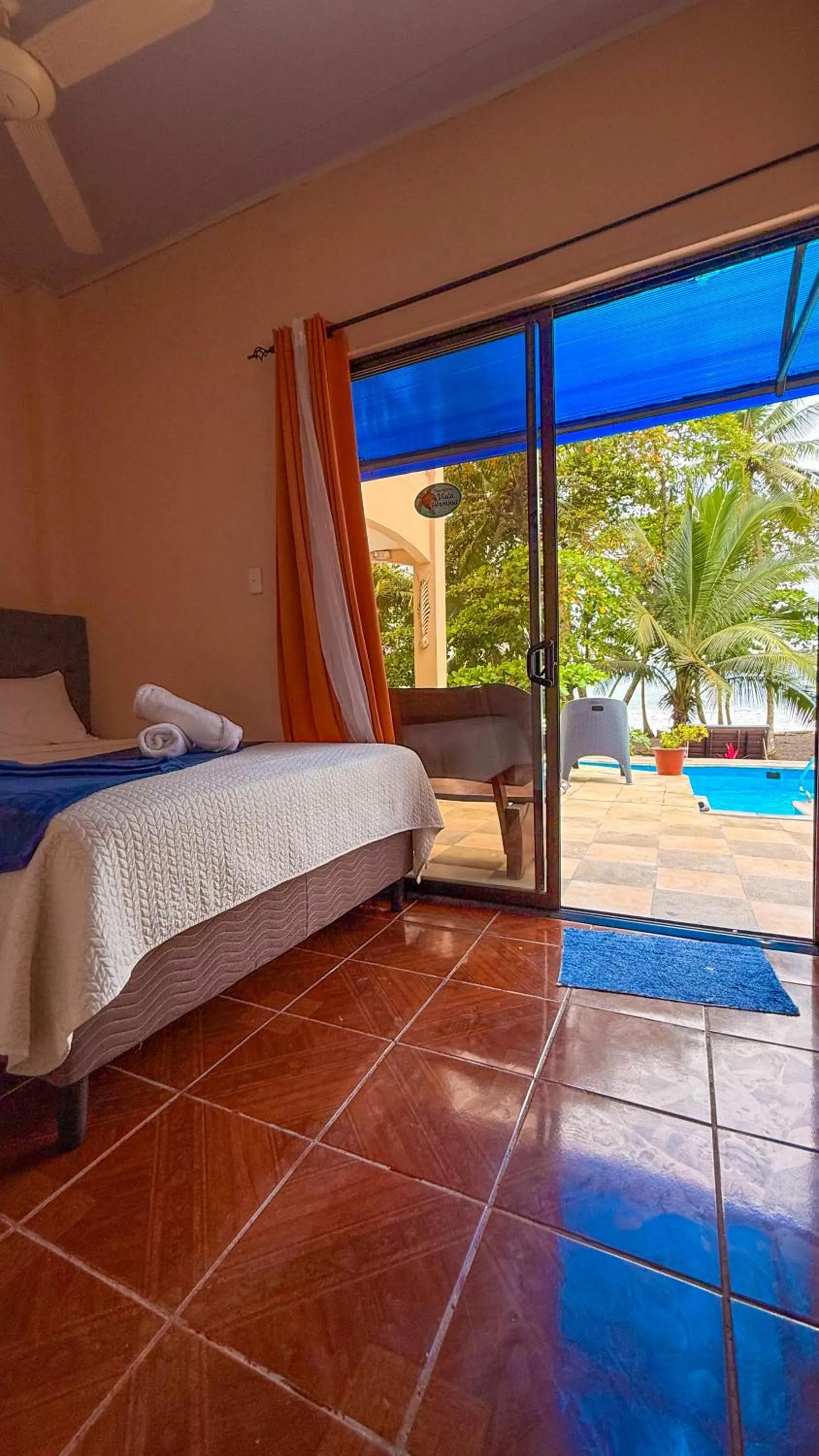 View (from property/room), Bed in Hotel Beachfront Vista Hermosa