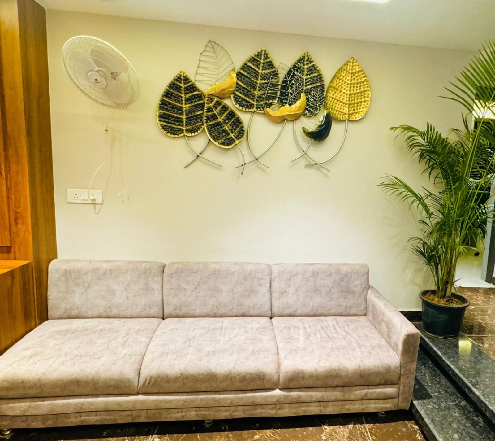 Seating area in Hotel Najaf Palace