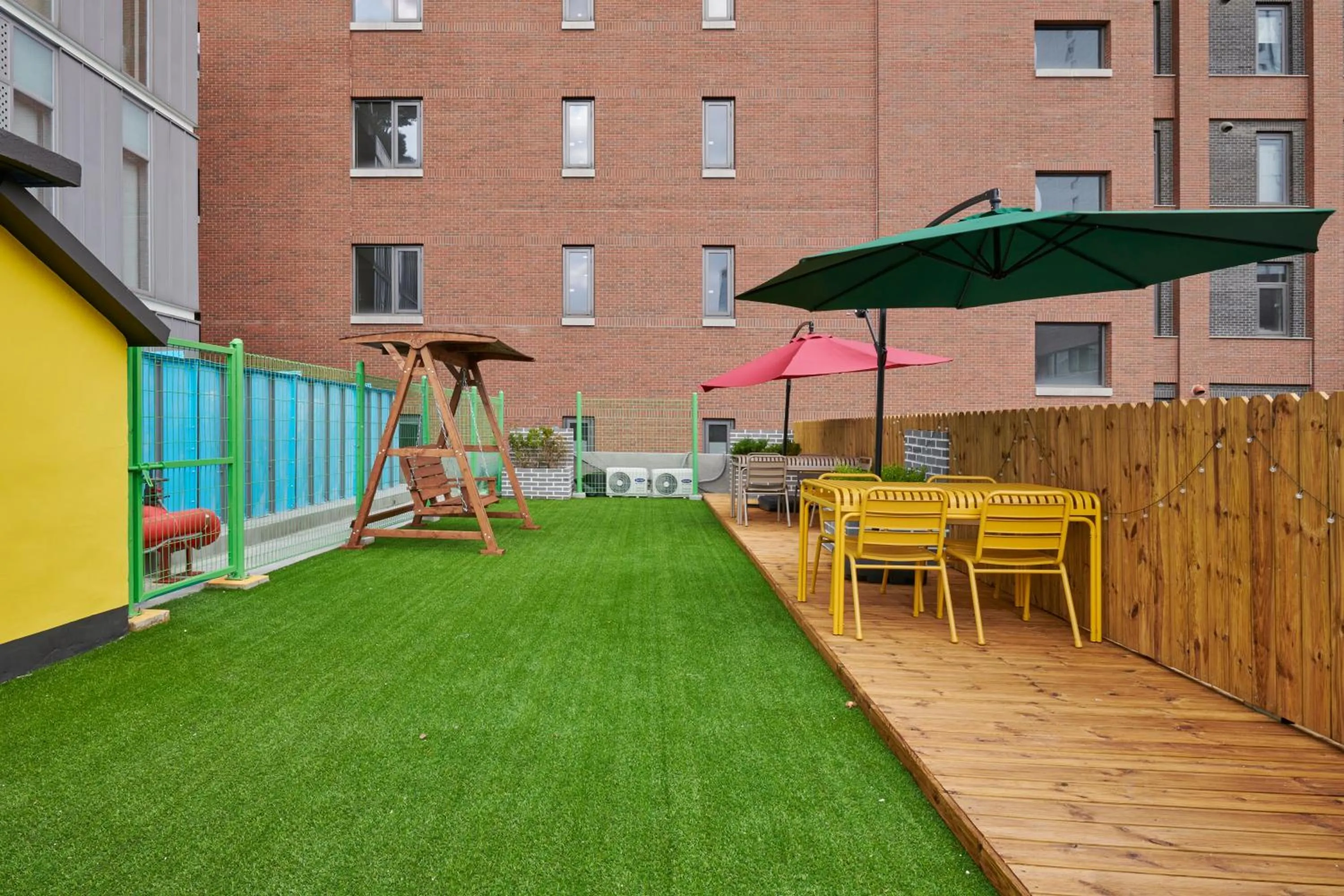Balcony/Terrace in Eight Rest Hostel Myeongdong