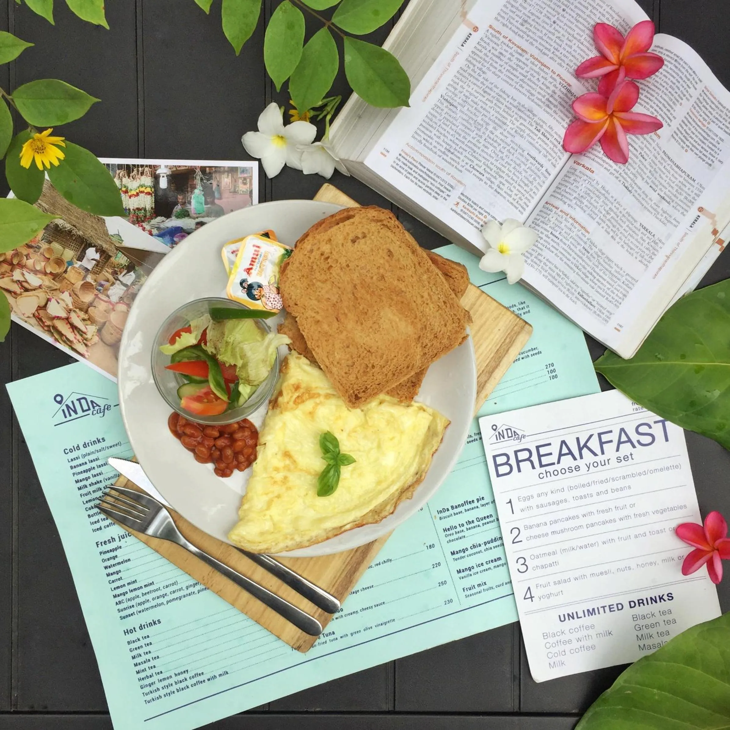 Food and drinks in InDa hotel