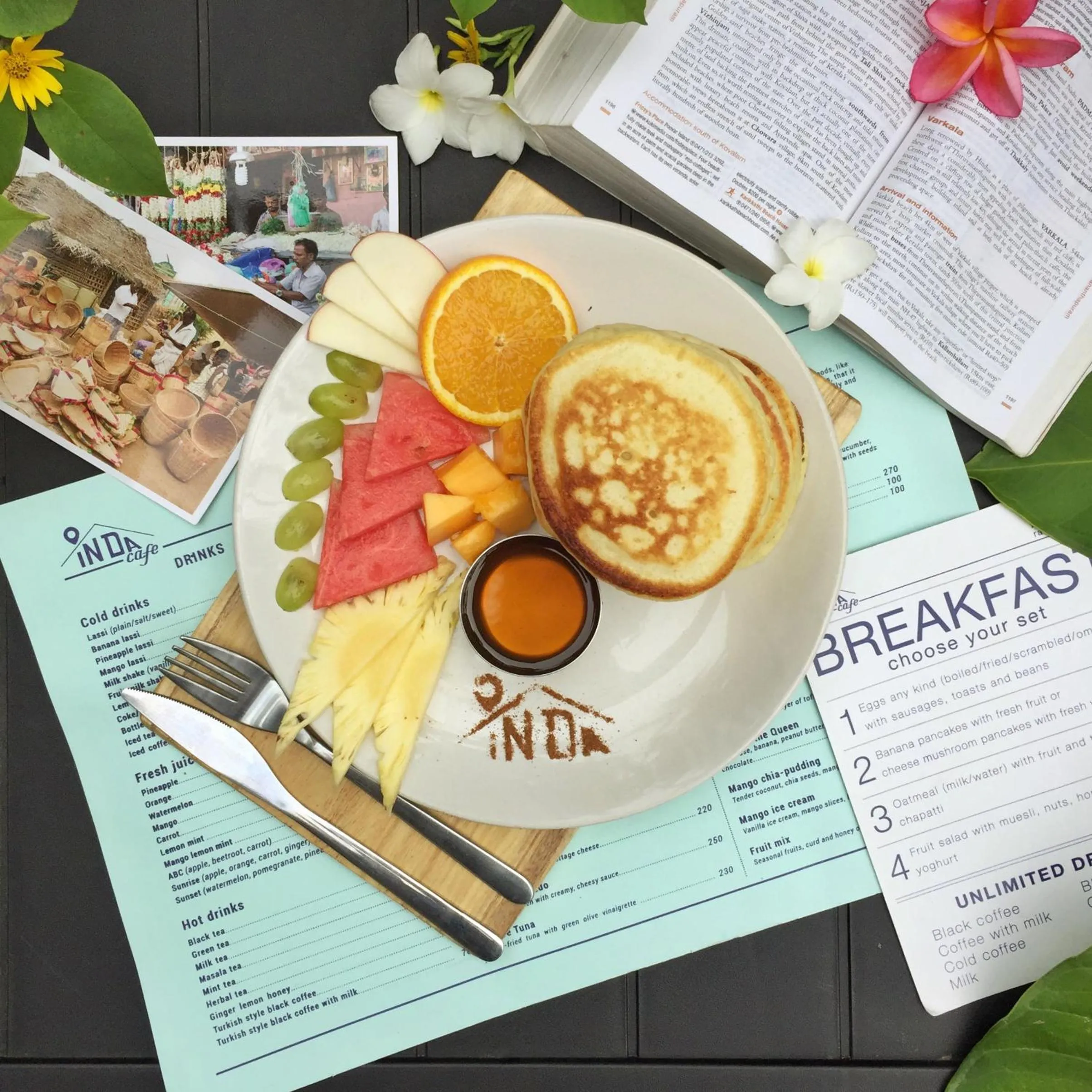 Food and drinks in InDa hotel