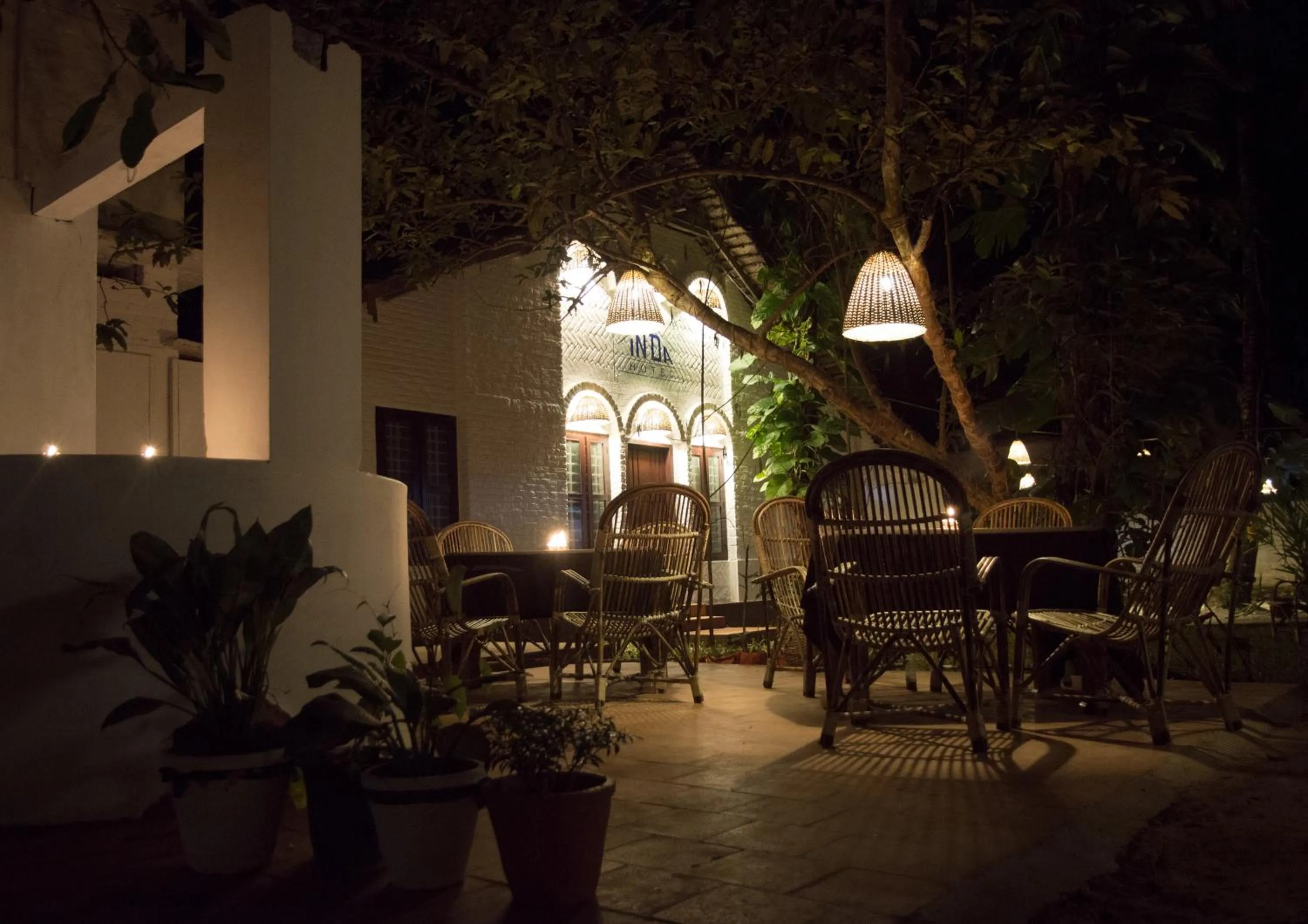 Patio, Restaurant/Places to Eat in InDa hotel