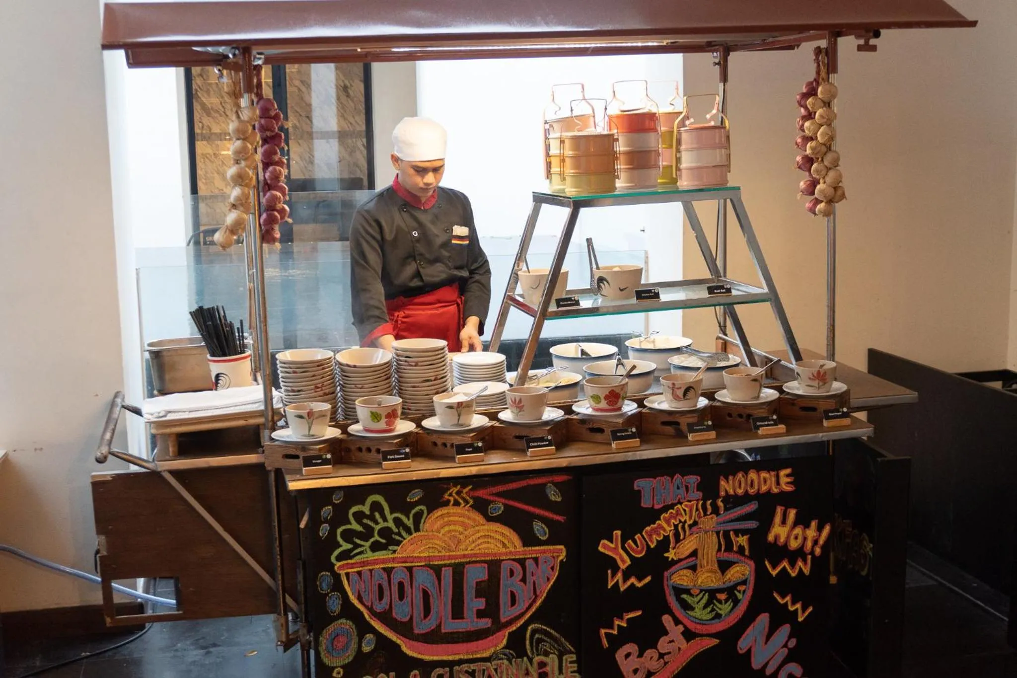 Buffet breakfast in Mövenpick Hotel Sukhumvit 15 Bangkok