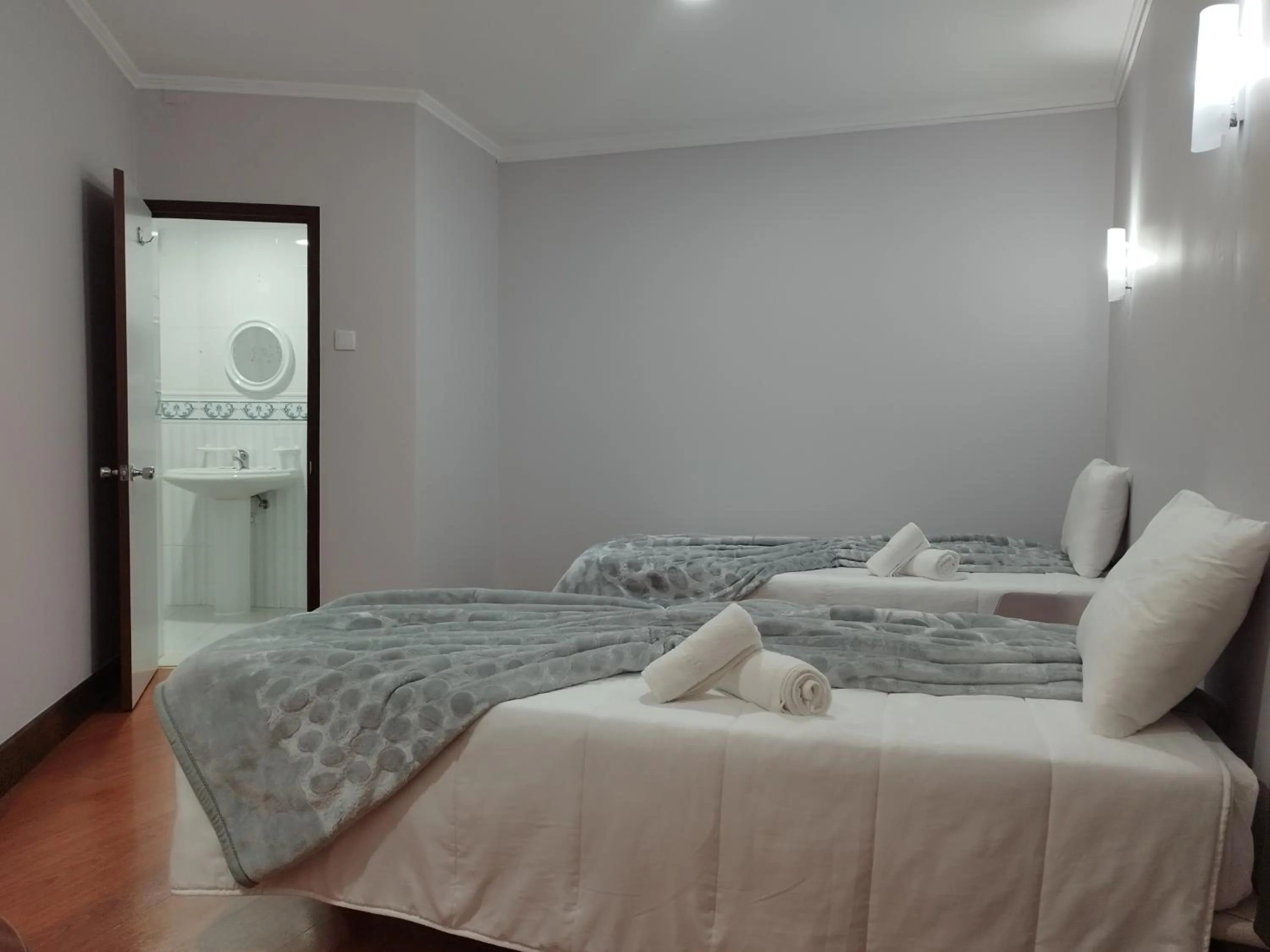 View (from property/room), Bed in Alojamento Central II