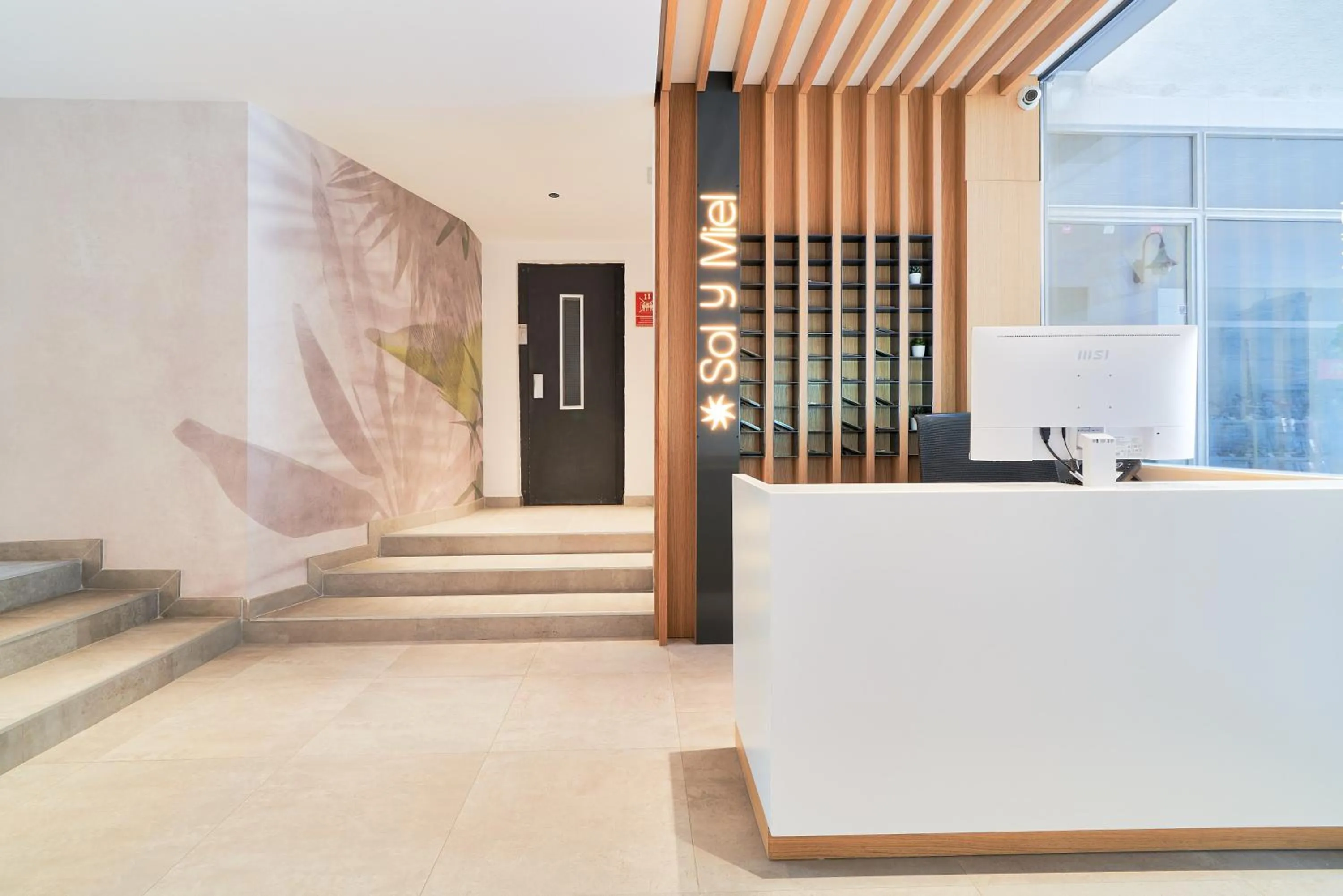 Lobby or reception in Hostal Sol y Miel