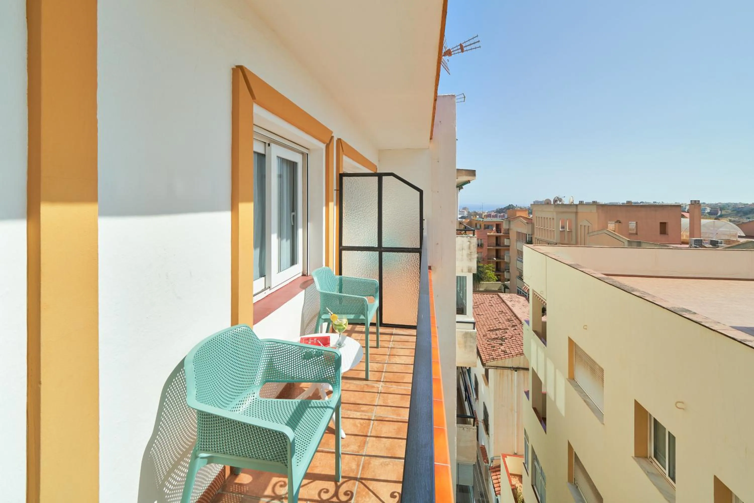 Balcony/Terrace in Hostal Sol y Miel